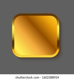 Square sticker with rounded corners