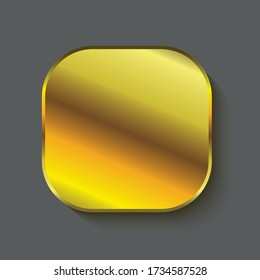 Square sticker with rounded corners