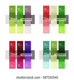 Square and stripes geometric infographic templates. Geometric business abstract background for workflow layout, diagram, number options or web design