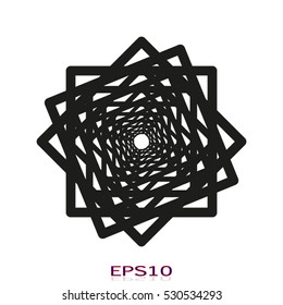 square, symbol, vector illustration EPS 10
