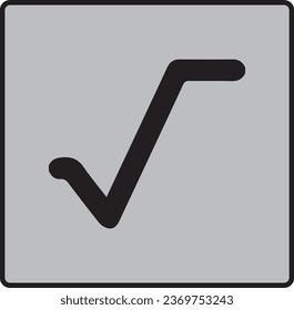 Square Symbol Vector image Illustration