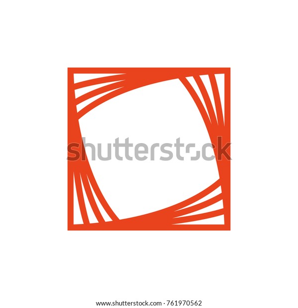 Square Symbol Window Structure Stock Vector (Royalty Free) 761970562 ...