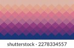 Square table knitting pattern, Festive Sweater Design. Seamless rainbow gradient Knitted Pattern
