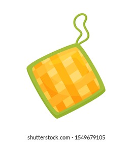 Square tack. Vector illustration on a white background.