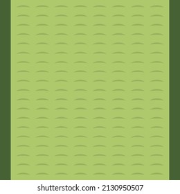 Square tatami mat isolated vector illustration.
