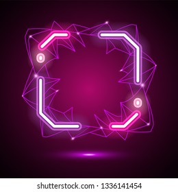 Square technology banner design