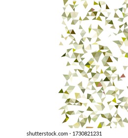 square template  white with triangle texture side