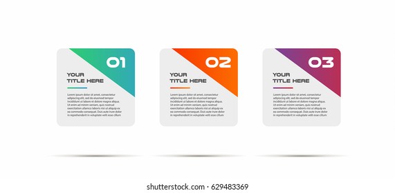 Square text Infographic, ui kit. Templates for Business Vector Illustration, can illustrate a strategy, workflow or team work, timeline, vector flat color