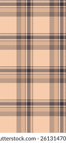 Square texture vector check, sexual background fabric tartan. Customer textile seamless plaid pattern in orange and dark colors palette.