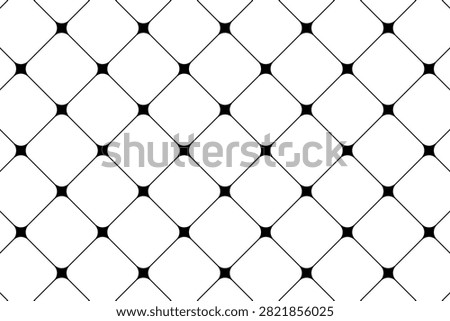 Square tile pattern. Minimalistic geometric background. Kitchen wall or bathroom floor texture. Abstract mosaic print. Simple indoor ornament. Vector graphic illustration.