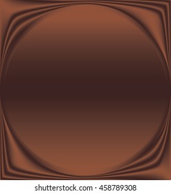 square tiles of dark chocolate with waves