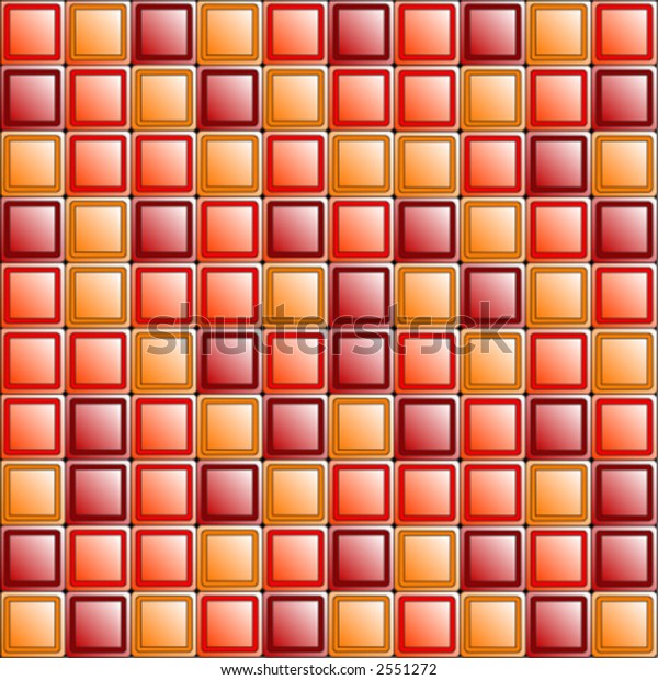 Square tiles with different
colors