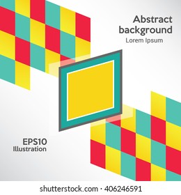 Square tiling Abstract background contain EPS10 format ,Graffiti design Layout