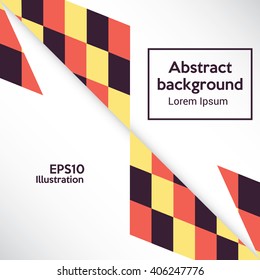 Square tiling Abstract background contain EPS10 format ,Graffiti design Layout