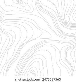 quadratisches topographisches Linienkonturmuster