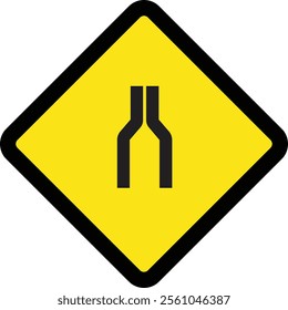 Square traffic road sign board icon warning and indicator sign in addition to the hexagonal stop vector isolated on transparent background. Inform complicated turning. vector illustration.