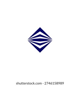 square triangle geometric prespective logo.