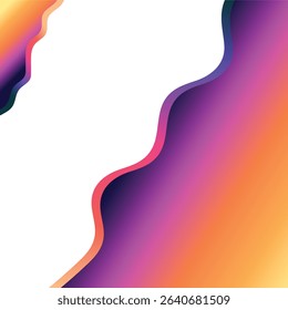 square unique gradient template illustration borders and frames background with high quality look good unique for your project