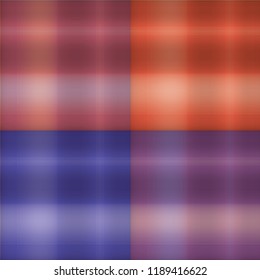 Square vaguely striped pattern, with a color transitions mesh, in four major, connected elements