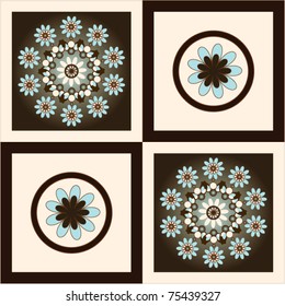 square vector background