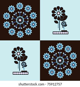 square vector background