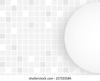 Square vector background white white banner