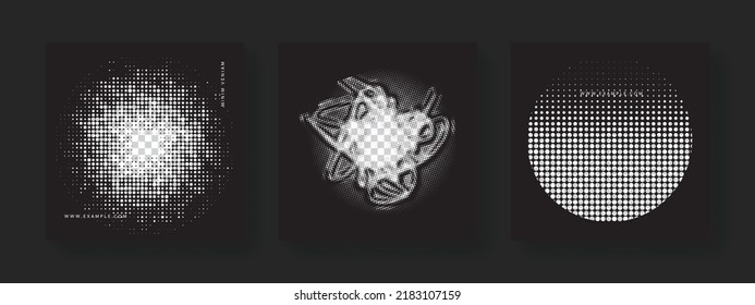 Square vector banners for social media networks, modern editable business templates, invitation card for promotion, digital marketing, online advertising, graphic with place for photo, company advert