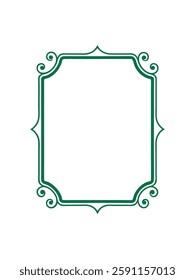 Square vector border frame design.
