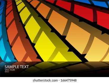 Square vector color web design template  background  illustration - Web vector template   design illustration