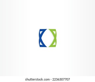 square vector concept logo design