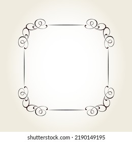 Square vector frame for your projects. From the largest and best collection of frames .