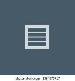 Square vector icon. Square concept stroke symbol design. Thin graphic elements vector illustration, outline pattern for your web site design, logo, UI. EPS 10.