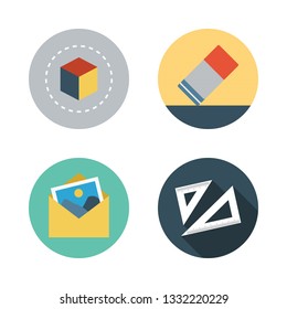 square vector icon set