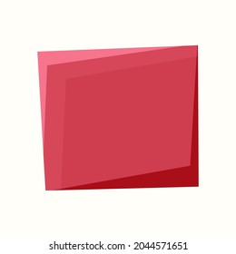 Square. Vector illustration in flat style