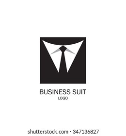 Square Vector Logo Business Suit Tie Stock Vector (Royalty Free ...