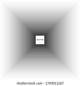 Square vector pattern. Abstract line texture. Vector boxes background. Stroke geometric frame. Creative Design Templates. illustration eps 10.