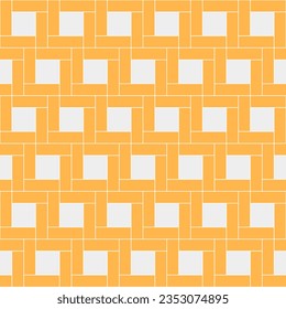 Square vector pattern. Orange square pattern. Seamless geometric pattern for clothing, wrapping paper, backdrop, background, gift card.