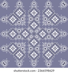 Square vector Pattern in Russian and Ukrainian style. Print with ethnic, folk, traditional motifs. Can be used for wallpaper, textile, wrapping, fabric, home textile, tile, scarfe.