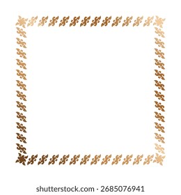 Quadrado Vintage Quadrado. Elementos de design caligráfico.