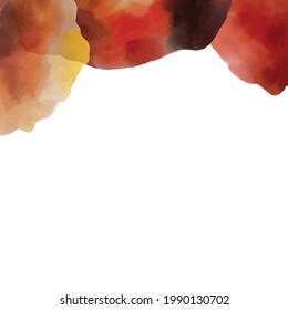 square watercolor bakgrond, abstract, vector