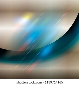 The square wave abstract background with blurred flares