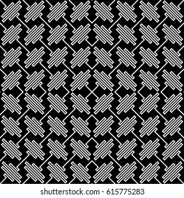 Square waves. Zigzag lines. Jagged stripes. Seamless surface pattern design with wavy linear ornament. Repeated diagonal curves wallpaper. Digital paper for page fills, web designing, textile print.