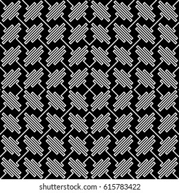 Square waves. Zigzag lines. Jagged stripes. Seamless surface pattern design with wavy linear ornament. Repeated diagonal curves wallpaper. Digital paper for page fills, web designing, textile print.