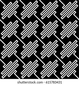 Square waves. Zigzag lines. Jagged stripes. Seamless surface pattern design with wavy linear ornament. Repeated diagonal curves wallpaper. Digital paper for page fills, web designing, textile print.