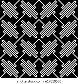Square waves. Zigzag lines. Jagged stripes. Seamless surface pattern design with wavy linear ornament. Repeated diagonal curves wallpaper. Digital paper for page fills, web designing, textile print.