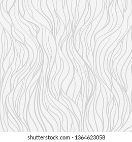 Square wavy background. Hand drawn waves. Stripe texture with many lines. Waved pattern. Line art. Black and white illustration