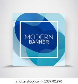 Square web banner for social media, mobile apps, sale banner template, vector illustrations.