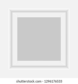 Square white Box tray open, Top view of white Box Tray isolated on white, Square Box White Packaging Template blank, Empty Box tray Template for design product and packaging paper kraft card board