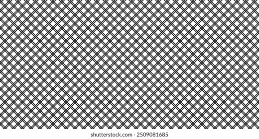 Square wire fence. Seamless square wire pattern illustration (repeatable). Seamless metal lattice pattern in vector form.