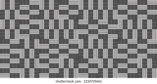 square wooden floor pattern, seamless extensible in all directions